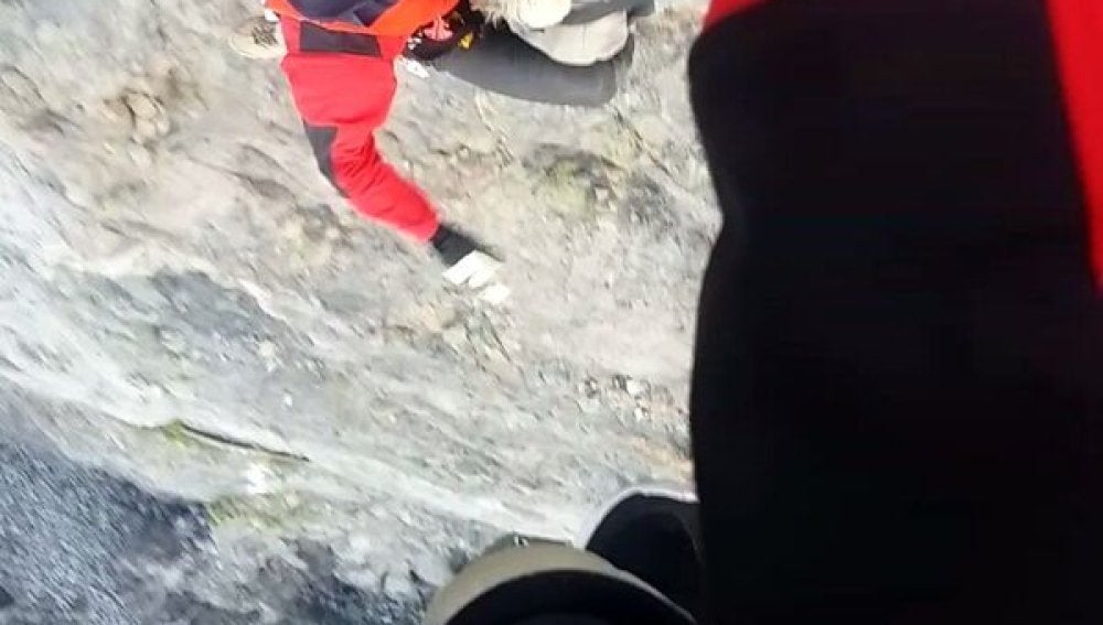 Rescate de un senderista en Tenerife