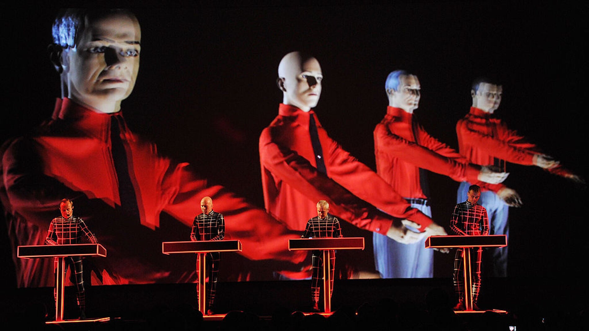 Actuaci&oacute;n del grupo alem&aacute;n Kraftwerk
