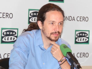 El líder de Podemos, Pablo Iglesias en Onda Cero