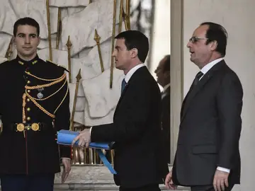 El primer ministro francés, Manuel Valls, y el presidente de Francia, François Hollande El primer ministro francés, Manuel Valls, y el presidente de Francia, François Hollande