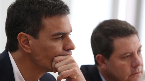 Pedro S&aacute;nchez y Emiliano Garc&iacute;a-Page