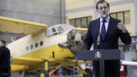 Mariano Rajoy en la visita al centro integrado de Formaci&oacute;n Profesional (FP)