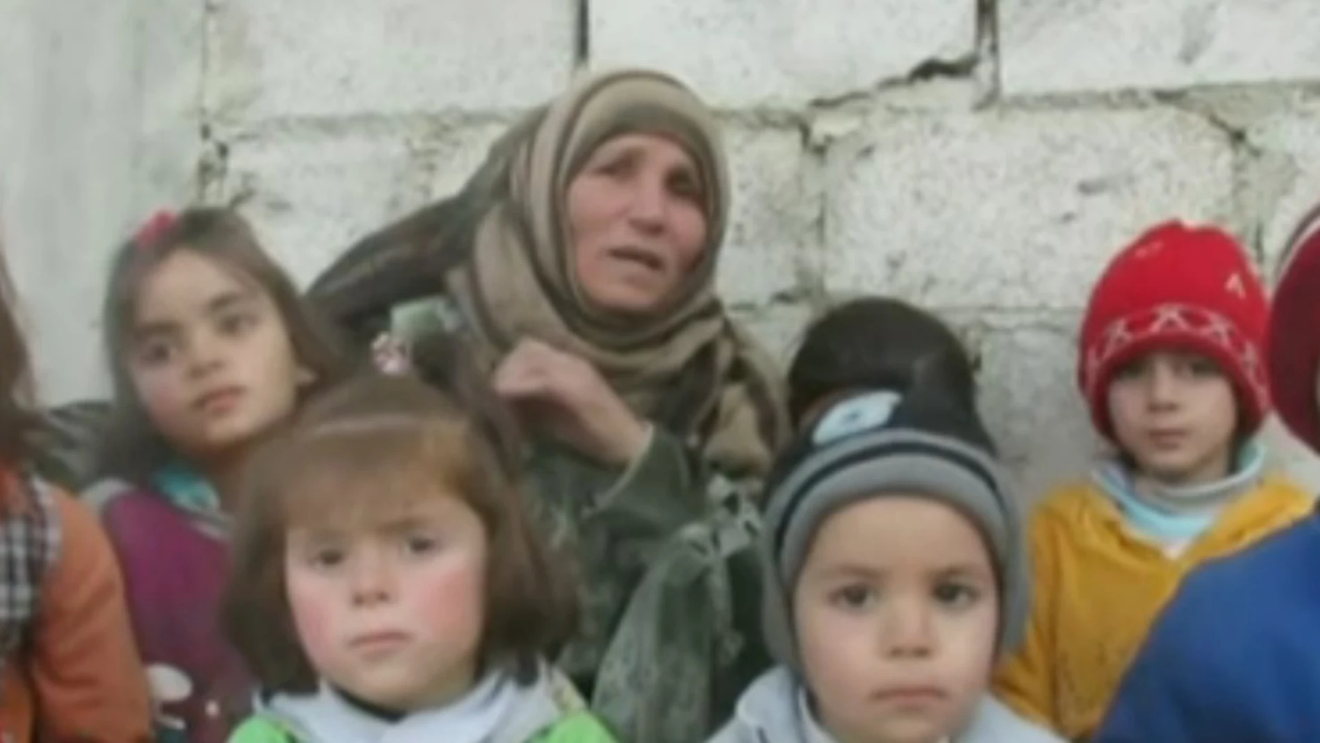 Niños en la ciudad siria de Madaya Niños en la ciudad siria de Madaya