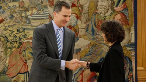 El Rey recibe a Alexandra Fern&aacute;ndez