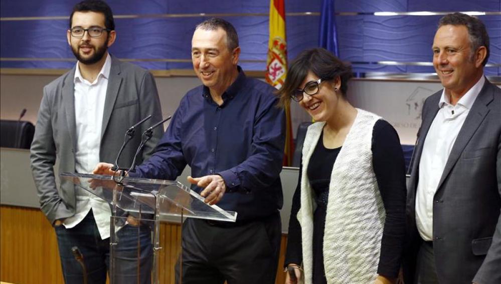 Los diputados de Compromís