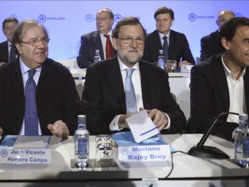 El presidente del Gobierno durante su intervención