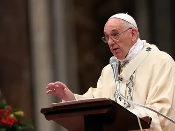 El Papa Francisco, durante una misa El Papa Francisco, durante una misa