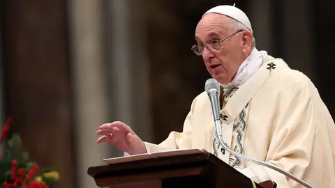 El Papa Francisco, durante una misa El Papa Francisco, durante una misa