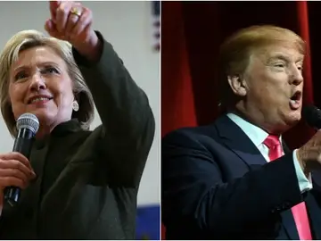 Clinton y Trump Clinton y Trump