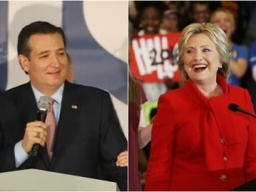 Ted Cruz y Hillary Clinton
