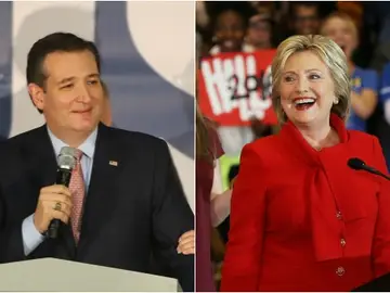 Ted Cruz y Hillary Clinton Ted Cruz y Hillary Clinton
