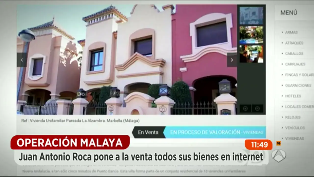 Roca pone en venta todos sus bienes en internet