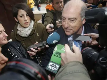 Alfonso Novo a su llegada a los juzgados Alfonso Novo a su llegada a los juzgados