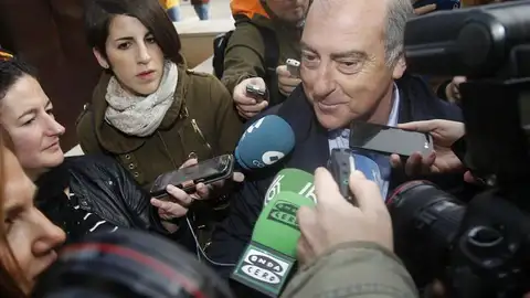 Alfonso Novo a su llegada a los juzgados Alfonso Novo a su llegada a los juzgados