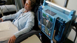 Una persona enferma de c&aacute;ncer
