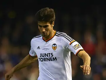 André Gomes, en un partido del Valencia André Gomes, en un partido del Valencia