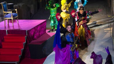La reina del Carnaval de Barcelona: 