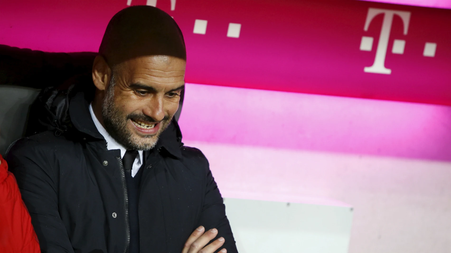 Guardiola, en un partido con el Bayern Guardiola, en un partido con el Bayern