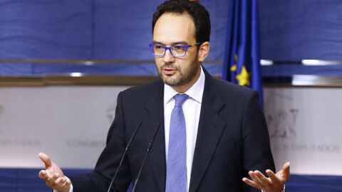 El portavoz socialista en el Congreso, Antonio Hernando