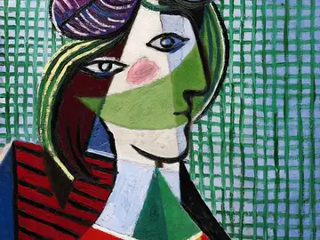 Óleo "Tête de femme" de Pablo Picasso Óleo "Tête de femme" de Pablo Picasso