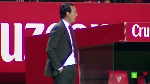 Unay Emery activo en la banda 
