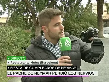 El reportero agredido por el padre de Neymar El reportero agredido por el padre de Neymar