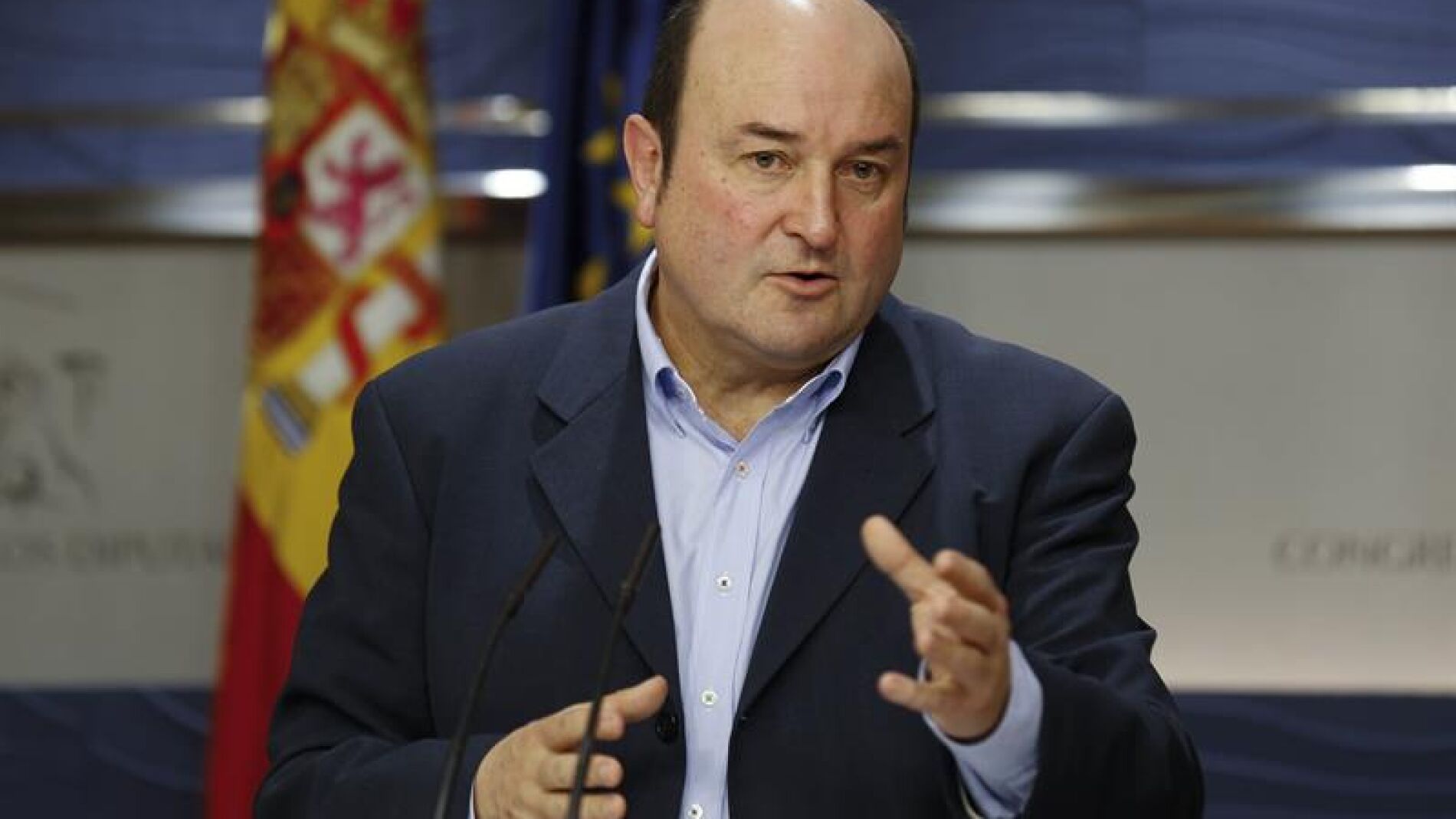 El presidente del PNV, Andoni Ortuzar