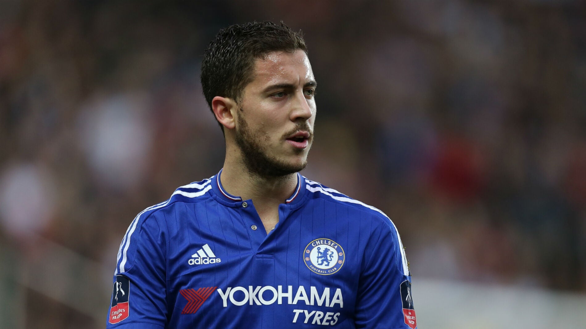 Hazard, con cara de circunstancias