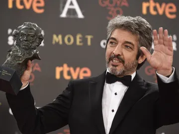 Ricardo Darín con su Goya como mejor actor Ricardo Darín con su Goya como mejor actor