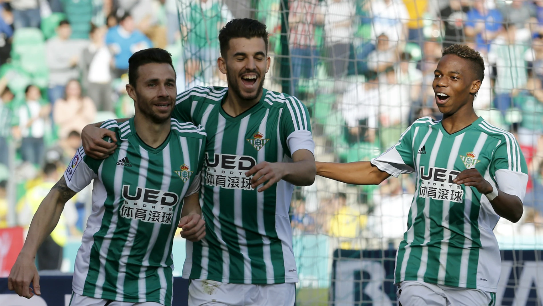 El Betis celebra un gol El Betis celebra un gol