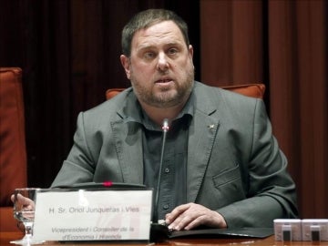 El vicepresidente y conseller de Economía y Hacienda de la Generalitat, Oriol Junqueras