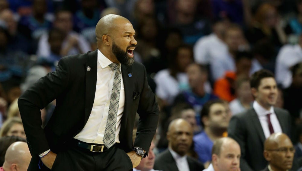Derek Fisher, en un partido de los Knicks