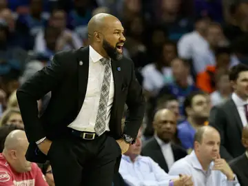 Derek Fisher, en un partido de los Knicks Derek Fisher, en un partido de los Knicks