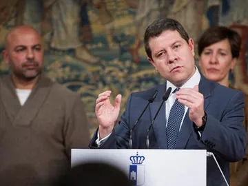 García Page ante los medios García Page ante los medios