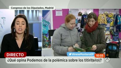 Irene Montero, sobre la función de títeres: 