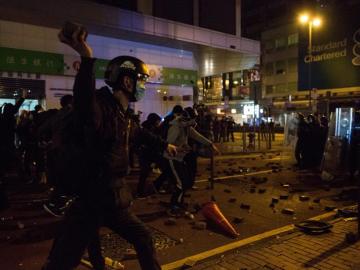 Disturbios en Hong Kong