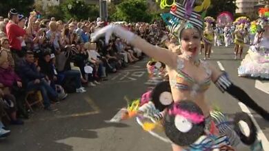 Día grande en el carnaval de Canarias