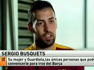 Sergio Busquets, en una entrevista a la ESPN Sergio Busquets, en una entrevista a la ESPN