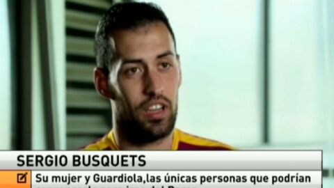Sergio Busquets, en una entrevista a la ESPN