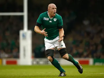 Paul O´connell durante un partido Paul O´connell durante un partido