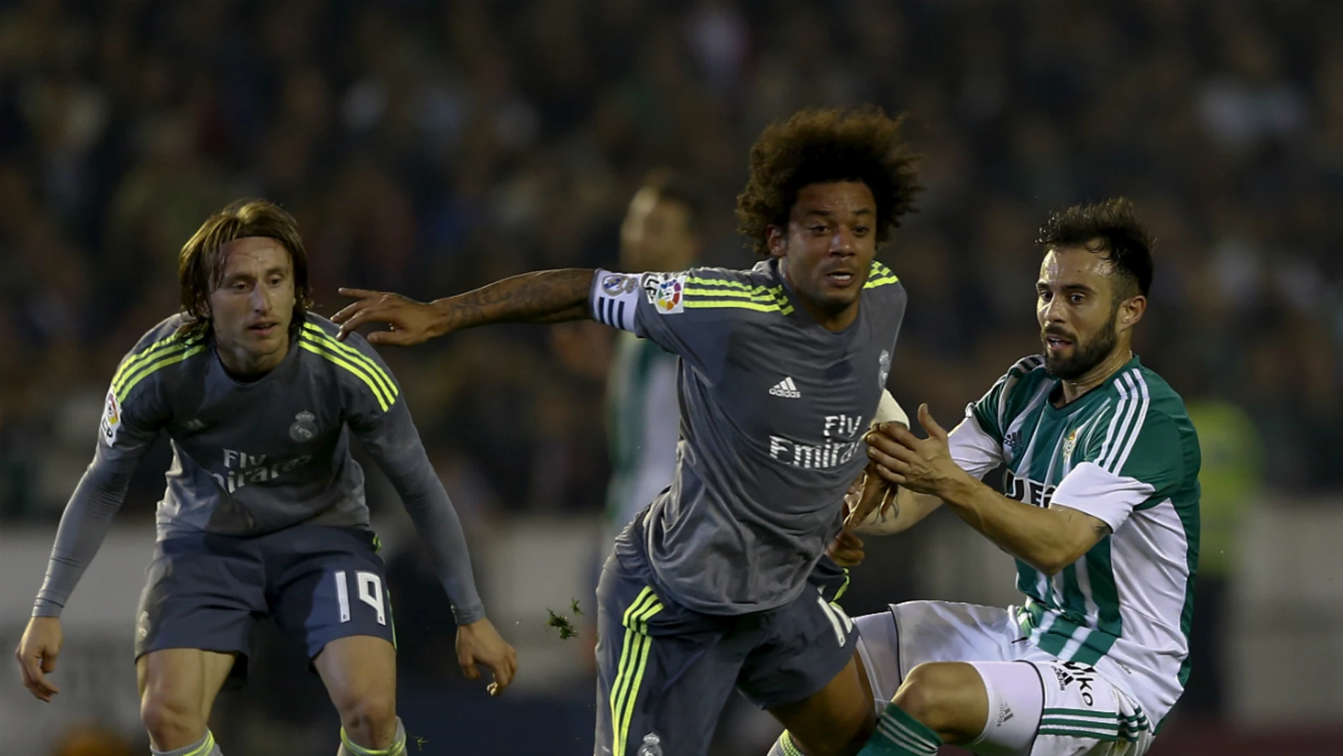 Marcelo, durante el encuentro contra el Betis Marcelo, durante el encuentro contra el Betis