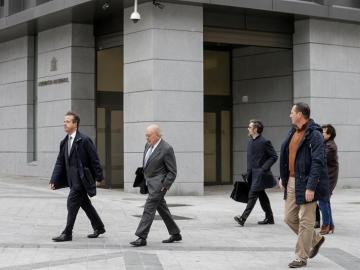 Jordi Pujol, a su llegada a la Audiencia Nacional