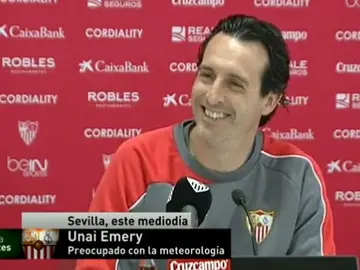 Unai Emery, en rueda de prensa Unai Emery, en rueda de prensa