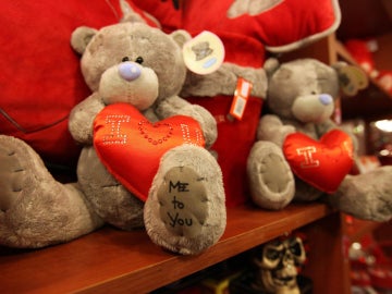 Peluche por San Valentín