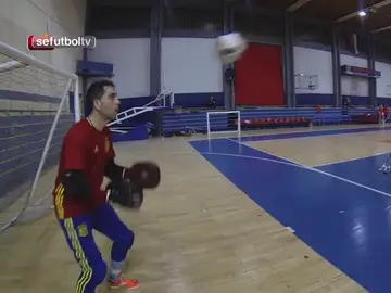 Así entrena la selección española de fútbol sala Así entrena la selección española de fútbol sala