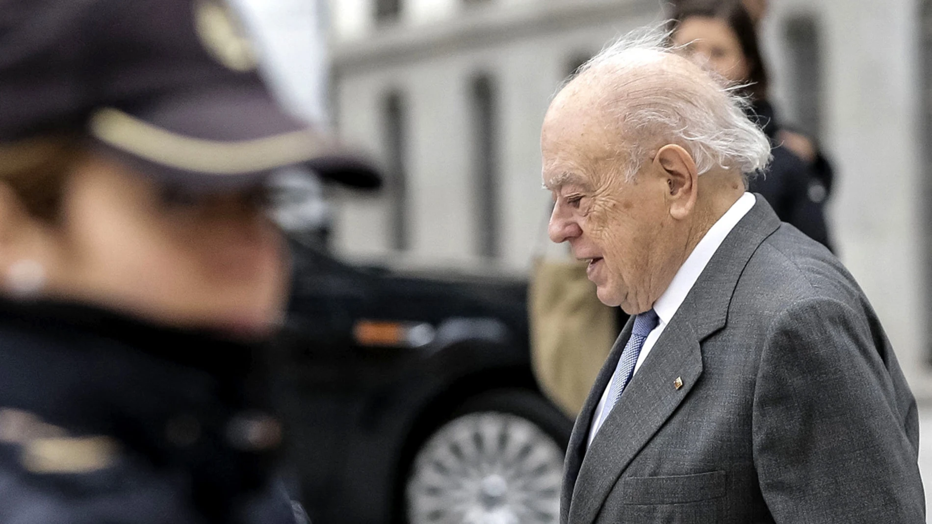 El expresident catalán, Jordi Pujol, a su llegada a la sede de la Audiencia Nacional El expresident catalán, Jordi Pujol, a su llegada a la sede de la Audiencia Nacional