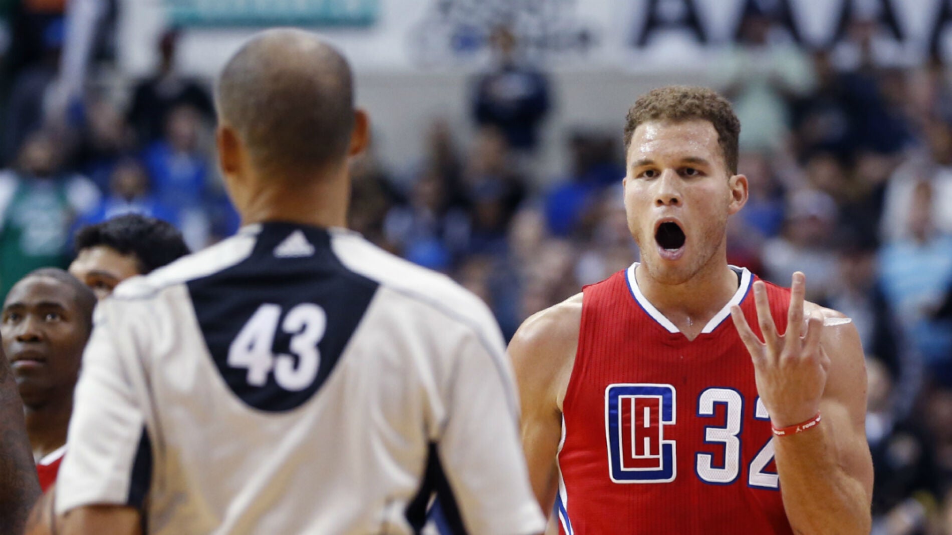 Blake Griffin, durante un partido con los Clippers