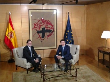 Mariano Rajoy y Albert Rivera en el Congreso