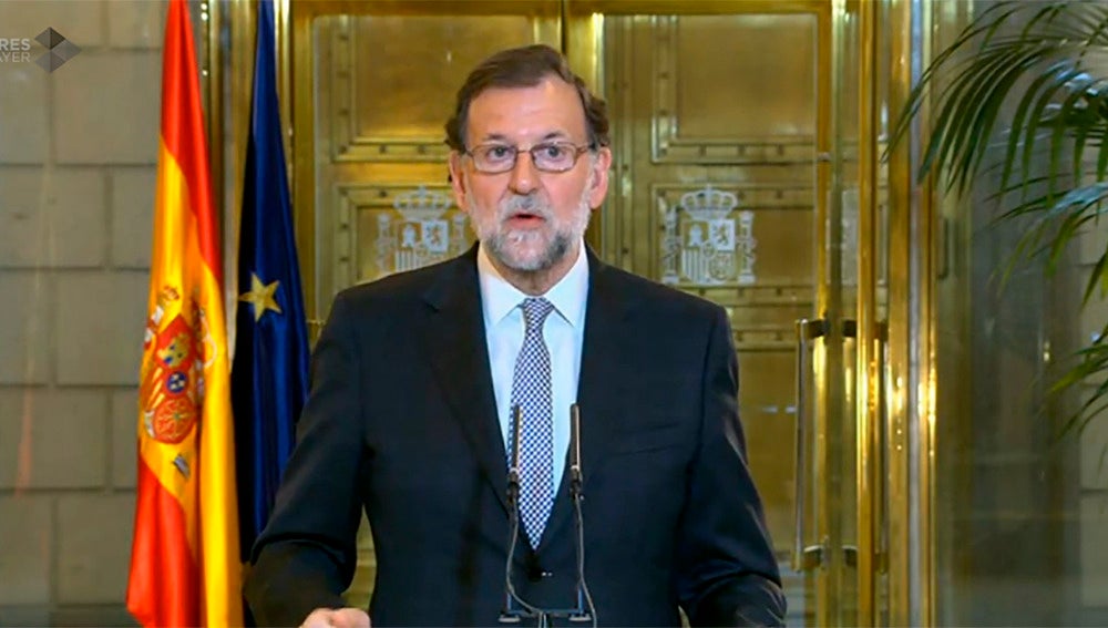 Mariano Rajoy, tras su reunión con Albert Rivera