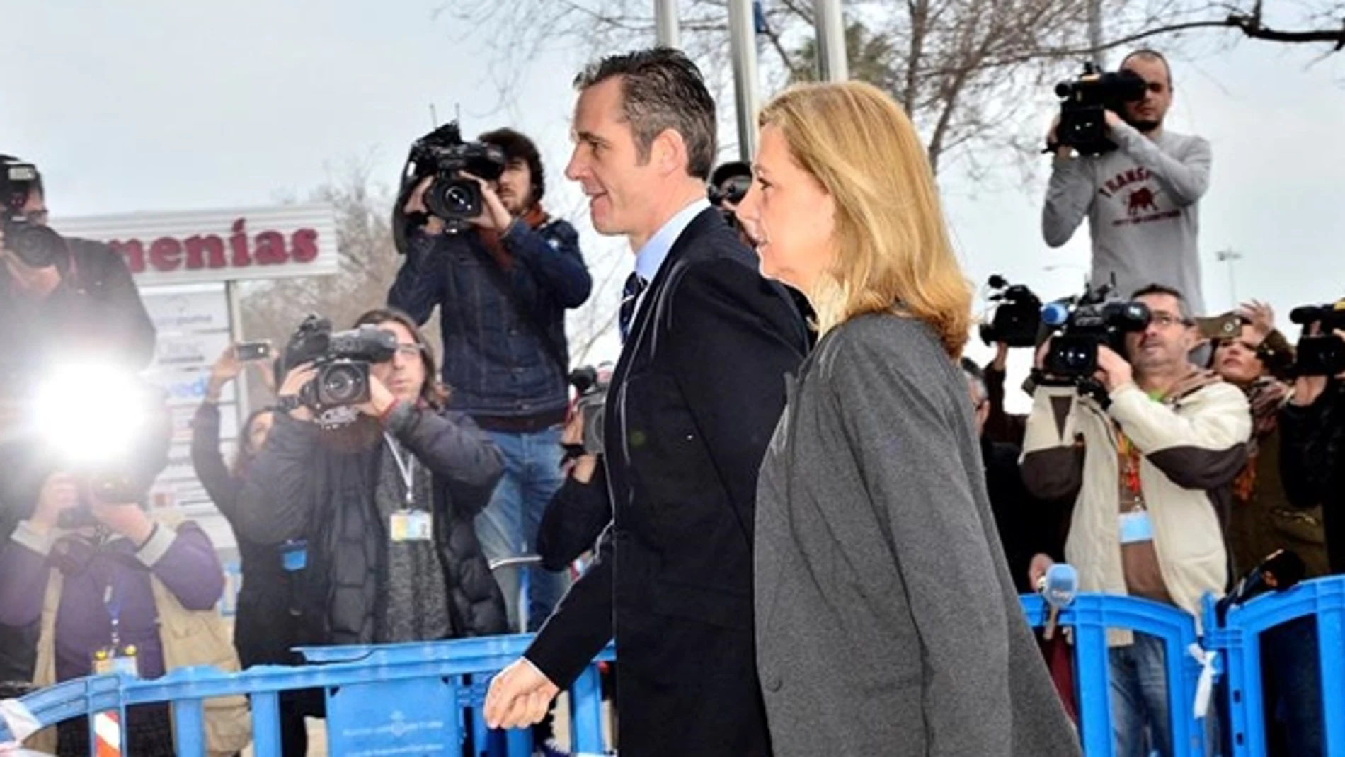 La infanta Cristina junto a Urdangarin La infanta Cristina junto a Urdangarin